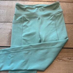 Tek Gear Kids Girls Soft Tek Leggings Size 8 Teal